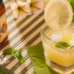 Cocktail pompelmo basilico e miele di millefiori