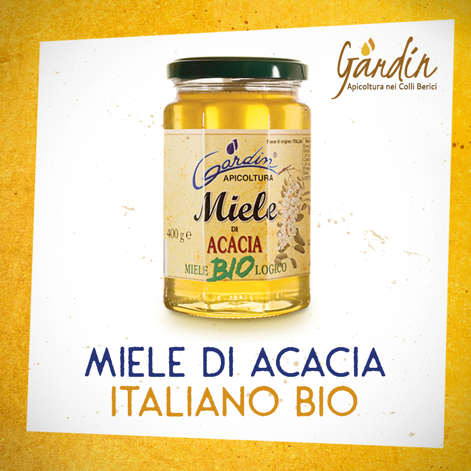 Miele di Acacia Biologico Italiano Gardin